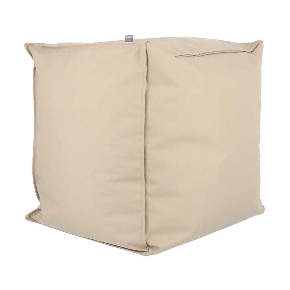 Jan Kurtz - Gwen Outdoor Pouf - taupe/LxBxH 55x55x45cm von Jan Kurtz