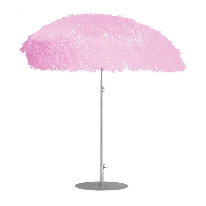 Jan Kurtz - Hawaii Sonnenschirm Ø 200cm - pink/Polyester/mit Knickgelenk/Stock Ø2,5cm/ohne Sonnenschirmfuß von Jan Kurtz