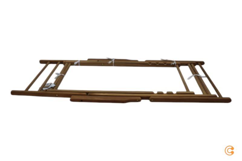 Jan Kurtz Maxx Deckchair Sonnenstuhl Liegestuhl Stuhl Teakholz Kunststoffgewebe B-Ware von Jan Kurtz