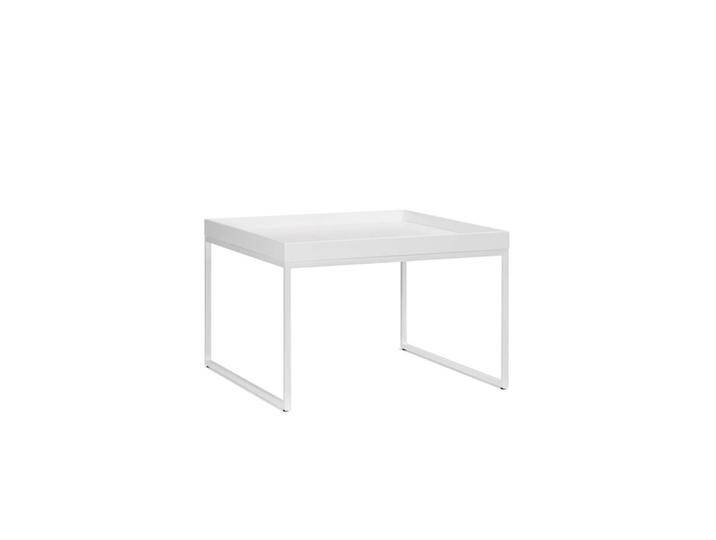Jan Kurtz Möbel Sofatisch Pizzo weiß, Designer Jan Kurtz, 40x60x60 cm von Jan-Kurtz