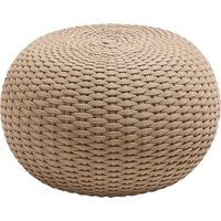 Jan Kurtz Moon Pouf aus Polyproylenseil von Jan Kurtz