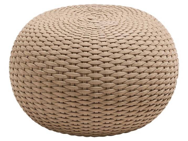 Jan Kurtz Moon Pouf aus Polyproylenseil von Jan-Kurtz