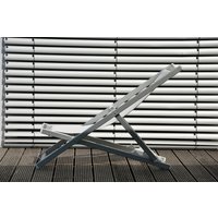 Jan Kurtz Rimini Deckchair Liegestuhl Aluminium eloxiert/Kunststoffgewebe von Jan Kurtz