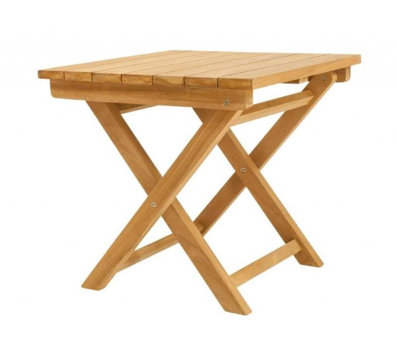 Klapptisch Beistelltisch FIJI Gartenhocker aus Teak von Jan Kurtz von Jan Kurtz