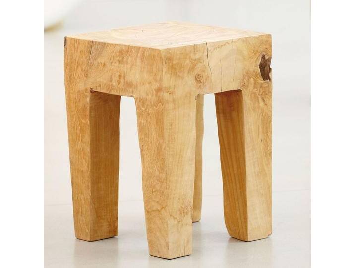 jankurtz Hocker JAVA eckig natur Höhe 40cm von Jan-Kurtz