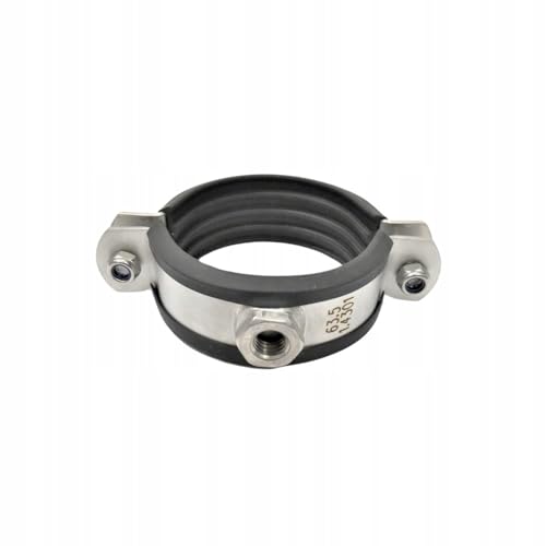 10 Stück Rohrschellen Edelstahl V2A (26,9-32mm) 3/4" mit Gummieinlage | Anschlußmutter mit Gewinde M8 | Schwerer Schraubrohrschellen | Rohrhalterung von Jan Nierdzewny