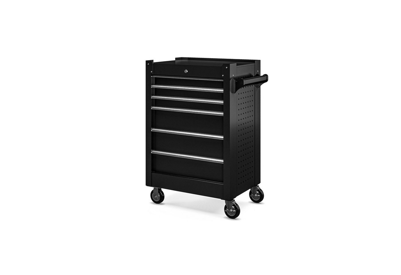 Jan Nowak Werkbank Werkzeugwagen, 680 x 995 x 460 mm, Black: schwarz von Jan Nowak