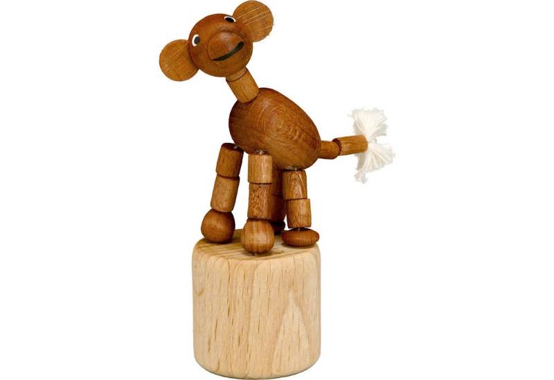 Jan Stephani Erzgebirgische Volkskunst Dekofigur Wackeltier Affe (8cm) von Jan Stephani von Jan Stephani Erzgebirgische Volkskunst