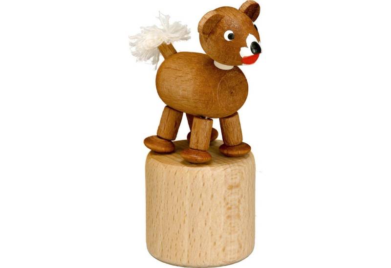Jan Stephani Erzgebirgische Volkskunst Dekofigur Wackeltier Bär (7cm) von Jan Stephani von Jan Stephani Erzgebirgische Volkskunst