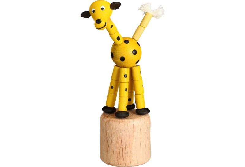 Jan Stephani Erzgebirgische Volkskunst Dekofigur Wackeltier Giraffe (9,5cm) von Jan Stephani von Jan Stephani Erzgebirgische Volkskunst