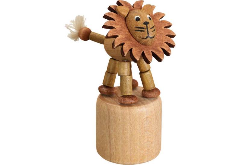 Jan Stephani Erzgebirgische Volkskunst Dekofigur Wackeltier Löwe (7cm) von Jan Stephani von Jan Stephani Erzgebirgische Volkskunst