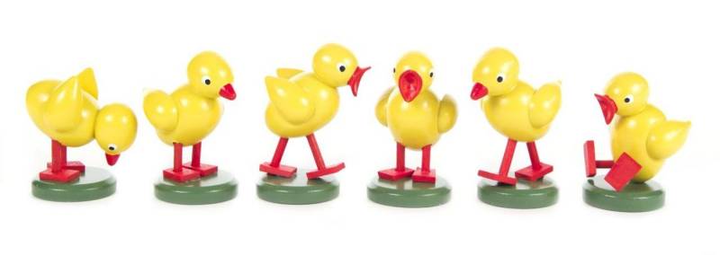 Jan Stephani Erzgebirgische Volkskunst Kerzenständer Osterdekoration Küchengruppe 6tlg. Bunt HxBxT 5x2,8x3cm NEU von Jan Stephani Erzgebirgische Volkskunst