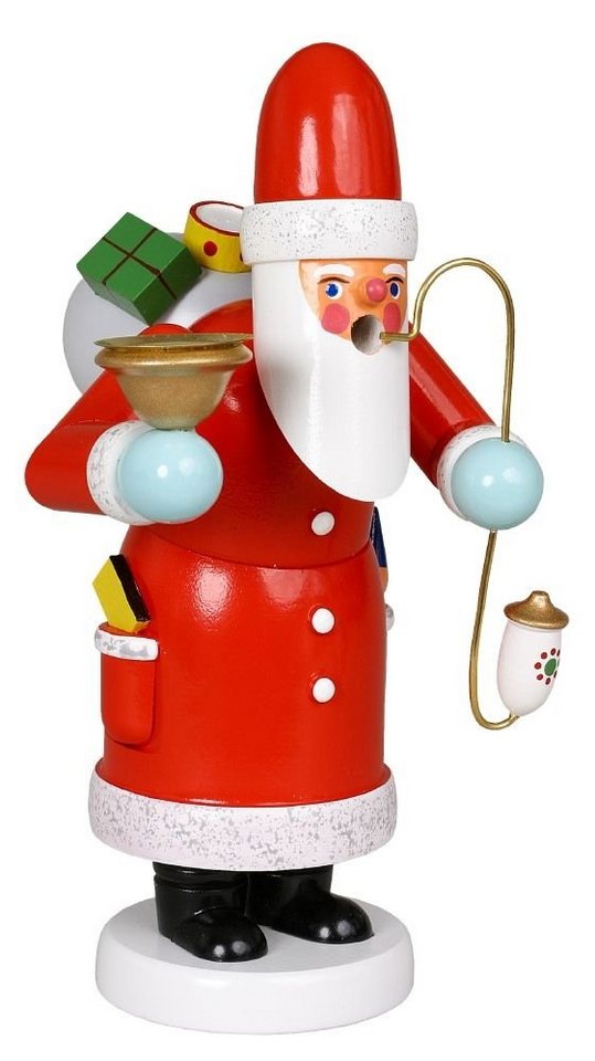 Jan Stephani Erzgebirgische Volkskunst Räuchermännchen Räuchermann Weihnachtsmann mit Tülle HxBxT 18x8x10,5cm NEU von Jan Stephani Erzgebirgische Volkskunst