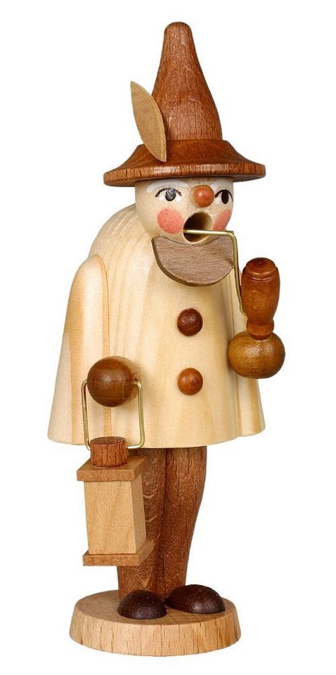 Jan Stephani Erzgebirgische Volkskunst Räuchermännchen Miniaturräuchermann Wichtel natur HxBxT 12x4x4cm NEU von Jan Stephani Erzgebirgische Volkskunst