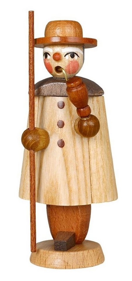 Jan Stephani Erzgebirgische Volkskunst Weihnachtsfigur Vitrinenfigur Schäfer natur Höhe=9,5cm NEU von Jan Stephani Erzgebirgische Volkskunst