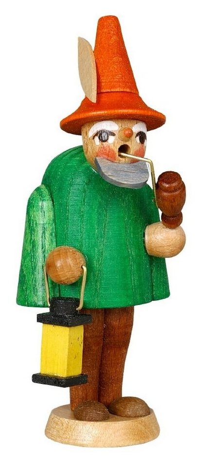 Jan Stephani Erzgebirgische Volkskunst Weihnachtsfigur Vitrinenfigur Wichtel rot Höhe=9,5cm NEU von Jan Stephani Erzgebirgische Volkskunst