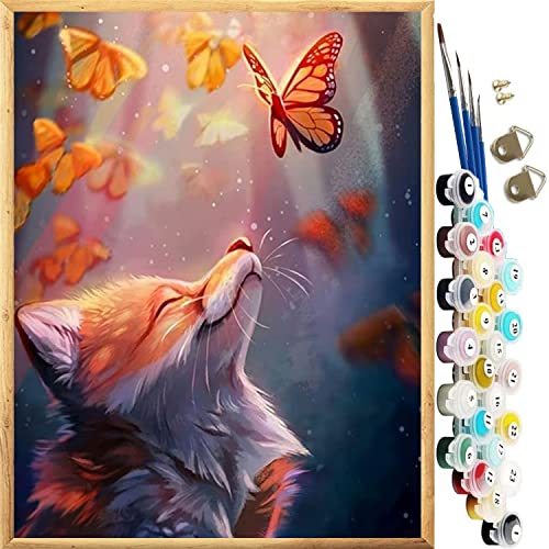 JanFebMar Malen nach Zahlen Erwachsene Malen nach Zahlen – 40 x 50 cm Leinen-Leinwand und 3 Pinsel, Acrylfarbe (ohne Rand) JanFebMar Malen nach Zahlen Erwachsene Malen nach Zahlen – 40 x 50 cm Leinen-Leinwand und 3 Pinsel, Acrylfarbe (ohne Rand) von JanFebMar