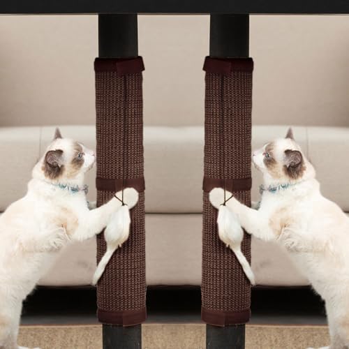 JanYoo 2 Stück Katze Kratzschutz Katzenkratzmatte Möbelschutz Pet Tischbein Katzenkratzer Kratzmatte für Katze Cat Scratcher Katzenkratzmatte Sofa Kratzbrett 50×25 cm (Braun JanYoo 2 Stück Katze Kratzschutz Katzenkratzmatte Möbelschutz Pet Tischbein Katzenkratzer Kratzmatte für Katze Cat Scratcher Katzenkratzmatte Sofa Kratzbrett 50×25 cm (Braun von JanYoo