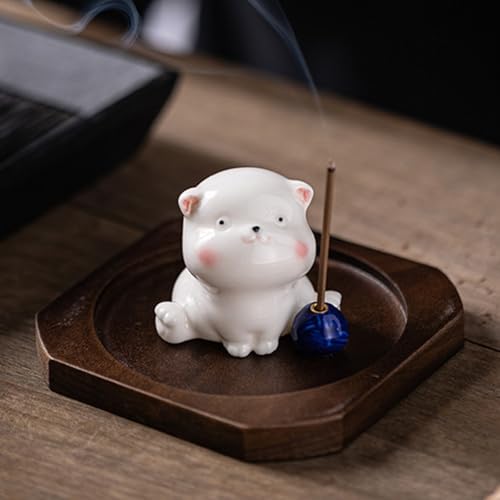 JanYoo Holz Räucherstäbchenhalter, Handgefertigter Holz Räucherstäbchen Kätzchen Halter Räuchergefäß Weihrauchhalter Brenner Incense Sticks Meditation Zubehör für Heimdekoration, Meditation und Yoga-A JanYoo Holz Räucherstäbchenhalter, Handgefertigter Holz Räucherstäbchen Kätzchen Halter Räuchergefäß Weihrauchhalter Brenner Incense Sticks Meditation Zubehör für Heimdekoration, Meditation und Yoga-A von JanYoo