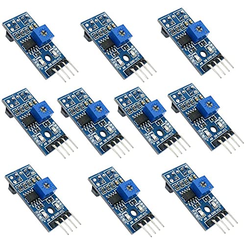 Janasiba 10 STÜCKE TCRT5000 Infrarot Reflektierendes Sensor IR Barrier Line Track Optoelektronischer Schalter für Robot Janasiba 10 STÜCKE TCRT5000 Infrarot Reflektierendes Sensor IR Barrier Line Track Optoelektronischer Schalter für Robot von Janasiba