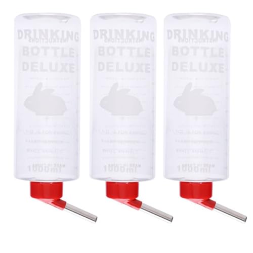 Janasiba 1000ml Trinkbrunnen für Kleintiere Automatisches Trinkwasser Hängende Wasserflasche Geeignet für Meerschweinchenfütterung Rot Janasiba 1000ml Trinkbrunnen für Kleintiere Automatisches Trinkwasser Hängende Wasserflasche Geeignet für Meerschweinchenfütterung Rot von Janasiba