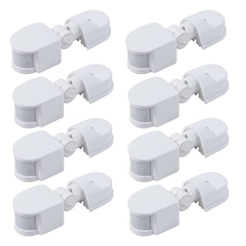 Janasiba 10X Infrarot Bewegungssensor AC110V-240V Einstellbarer Sensorschalter für PIR Körperbewegungssensoren für Mehrere Szenarien () von Janasiba