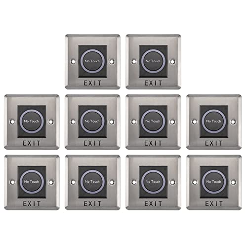 Janasiba 10X Infrarot Sensor Schalter Berührungslos Kontaktlos Schalter Tür öFfner Taste mit LED Anzeige Janasiba 10X Infrarot Sensor Schalter Berührungslos Kontaktlos Schalter Tür öFfner Taste mit LED Anzeige von Janasiba