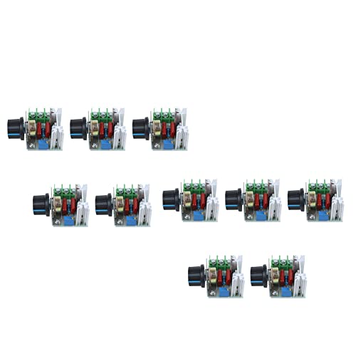 Janasiba 10X Regler Des Spannungs Reglers Geschwindigkeits Dimmer SCR 2000W AC 220V von Janasiba