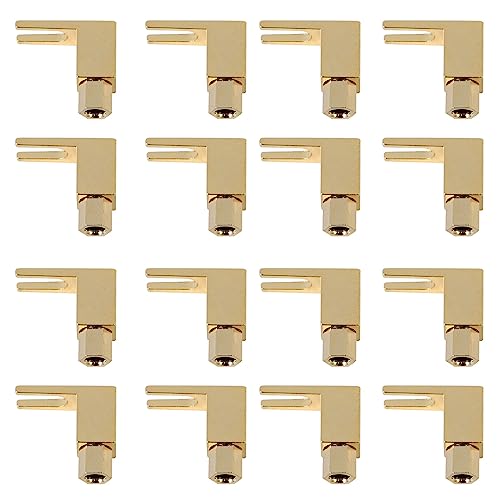 Janasiba 16 Stück Insgesamt Hi-End Banane zum Adapter Stecker/Lautsprecher Kabel Anschluss [Wy-Yp01-8 / Spade de L / 8] von Janasiba