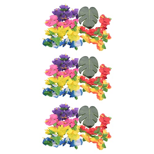 Janasiba 180 Pcs Tropisches Zubehoer der Dekoration des Partys 8 Fuss Tropische Palm Monstera Blaetter und Hibiskusblueten, Simulation Blatt Fuer Hawaiian Luau Jungle Strand Theme Janasiba 180 Pcs Tropisches Zubehoer der Dekoration des Partys 8 Fuss Tropische Palm Monstera Blaetter und Hibiskusblueten, Simulation Blatt Fuer Hawaiian Luau Jungle Strand Theme von Janasiba