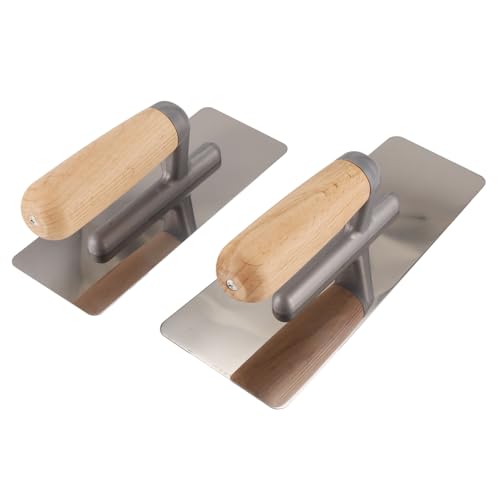Janasiba 2-Teiliges Venezianisches Putzkellen-Set Aus Edelstahl, Maler- und Gipskellen-Set, Handwerkzeuge für die Verputz- und Feinbearbeitung von Janasiba