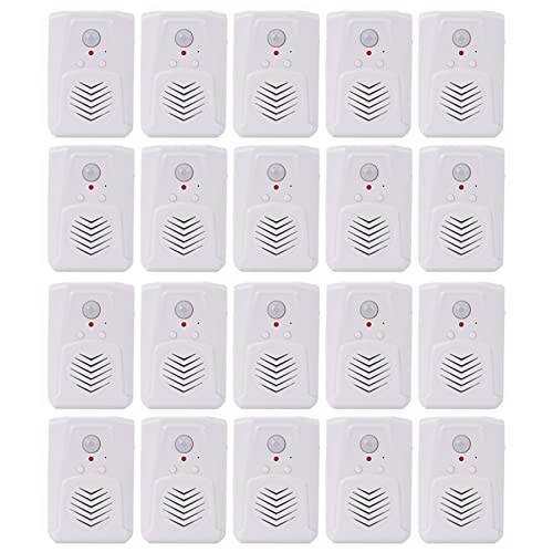Janasiba 20X Sensor Bewegung Tür Klingel Schalter MP3 Infrarot Tür Klingel Drahtlos PIR Bewegungs Sensor Sprach von Janasiba