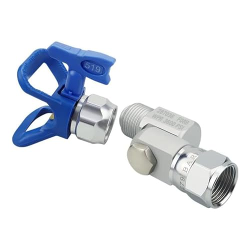 Janasiba 287036 Airless-Farbspritzpistole, Drehgelenk mit 235486 7/8 Gewinde, 180 Grad Drehbar, Cleanup-Design von Janasiba