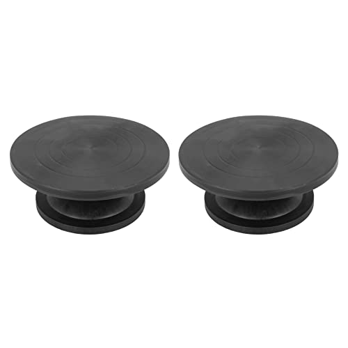 Janasiba 2Stck 30 cm TöPfer Scheibe Modellierung Form Bildhauerei Platten Spieler Modell BAU Ton Skulptur Werkzeuge Schwarz von Janasiba