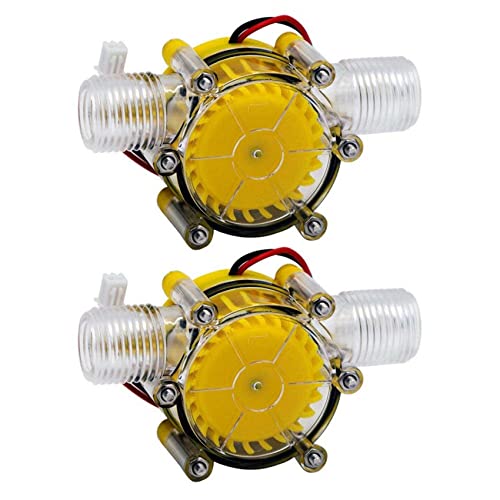 Janasiba 2X 10W Wasser Durchfluss Pumpe Mikro Hydro Generator Turbinen Strom Hydraulische Umwandlung 80V von Janasiba