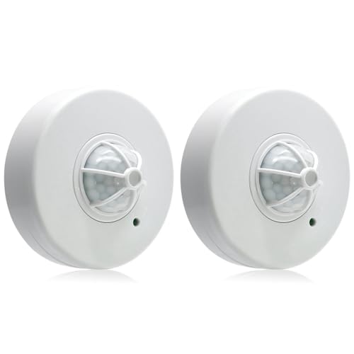 Janasiba 2X 3-12M 360-Grad-Deckenbelegungssensor Bewegungssensor Lichtschalter Hochempfindlicher PIR-Bewegungssensorschalter Janasiba 2X 3-12M 360-Grad-Deckenbelegungssensor Bewegungssensor Lichtschalter Hochempfindlicher PIR-Bewegungssensorschalter von Janasiba