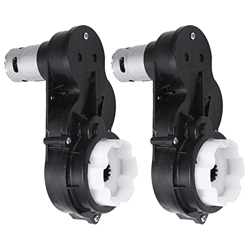 Janasiba 2X 570 Kinder Auto Schnelle Geschwindigkeit Getriebe Motor 12 V 27000 U/Min Motor mit Getriebe Kinder Fahrrad SUV Kinderwagen Teile von Janasiba