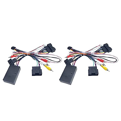 Janasiba 2X Auto 16Pin Audio Netz Kabel Radio Kabel mit Canbus Box für Focus 2012-2015 von Janasiba