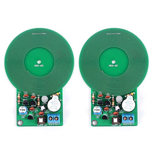 Janasiba 2X Einfacher Metall Detektor mit Weniger Als 60 mm, Verwendet für Das Elektronische SchweißEn des Satzes, Metall Sensor Summer Dc 3-5V von Janasiba