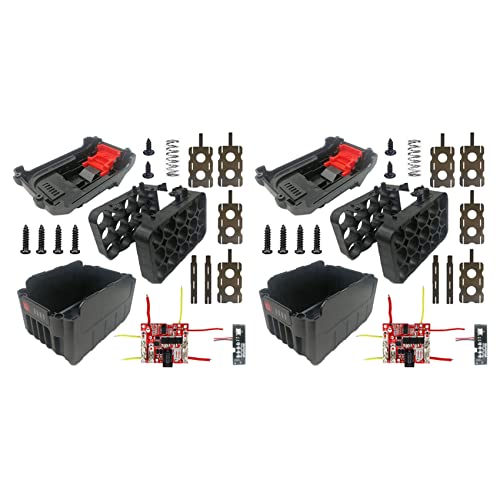Janasiba 2X Li-Ion Batterie GehäUse Platine PCB für Zhipu Hongsong Jingmi Kein Original 18V Lithium Batterie von Janasiba