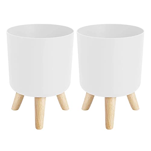 Janasiba 2X Moderne Blumen TöPfe mit Beinen Halter Schlafzimmer und Wohnzimmer Boden Stehen Topf Blumen Topf Hausgarten Pflanzen Gefäße -B Janasiba 2X Moderne Blumen TöPfe mit Beinen Halter Schlafzimmer und Wohnzimmer Boden Stehen Topf Blumen Topf Hausgarten Pflanzen Gefäße -B von Janasiba