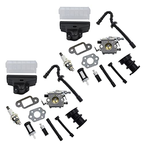 Janasiba 2X Vergaserluftfilter-Kit für 021 023 025 MS210 MS230 MS250 250 1123 120 0605, 1123 160 1650 von Janasiba