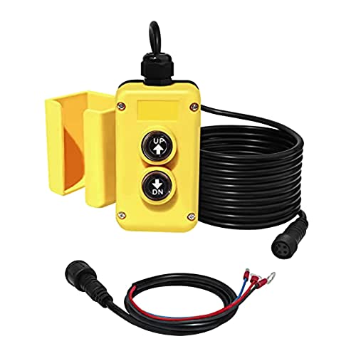 Janasiba 3-Draht-KippanhäNger-Fernbedienungsschalter für Einfachwirkende 12-V-DC-Hydraulikpumpe für KippanhäNger für Entladen mit HebebüHne Janasiba 3-Draht-KippanhäNger-Fernbedienungsschalter für Einfachwirkende 12-V-DC-Hydraulikpumpe für KippanhäNger für Entladen mit HebebüHne von Janasiba