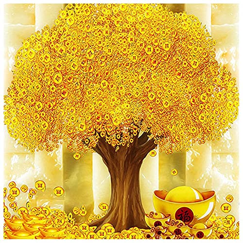 Janasiba 30X40Cm Runde Volle Roud Bohrer Geld Fortune Tree Diamant Malerei Diamant Malerei Wand Janasiba 30X40Cm Runde Volle Roud Bohrer Geld Fortune Tree Diamant Malerei Diamant Malerei Wand von Janasiba