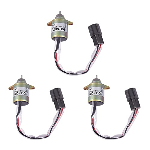 Janasiba 3X 12V Flameout Magnet Ventil 1503ES-12S5SUC12S 119233-77932 Passend für Yangma von Janasiba