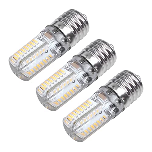 Janasiba 3X E17 Sockel 5W 64 LED-Lampen-Birne 3014 SMD-Licht Warmweiss Wechselstrom 110V-220V von Janasiba