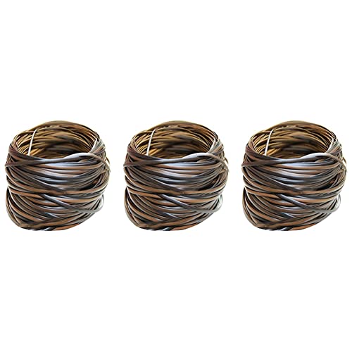 Janasiba 3X Kaffee Gradient Flaches Synthetisches Rattan Weberei Material Kunststoff Rattan Janasiba 3X Kaffee Gradient Flaches Synthetisches Rattan Weberei Material Kunststoff Rattan von Janasiba
