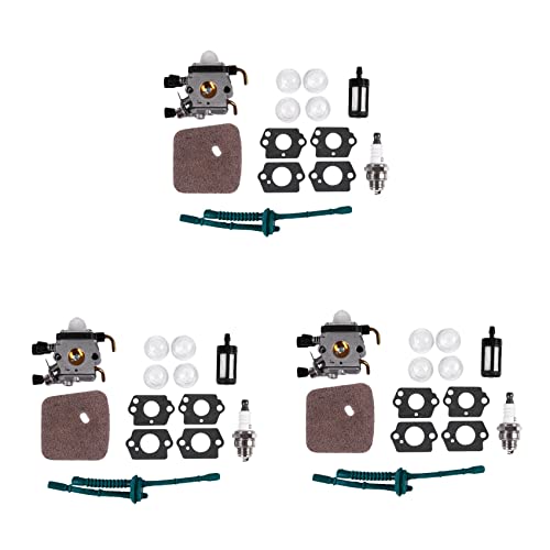 Janasiba 3X Vergaser für FS80 Vergaser- FC55 FC75 FC85 FS310 FS38 FS45 FS45C FS45L FS46 FS55 FS55RC FS55T FS74 FS75 FS76 FS80 FS85 HS45 HS75 HS80 HS85 Vergaser (Fs80) von Janasiba