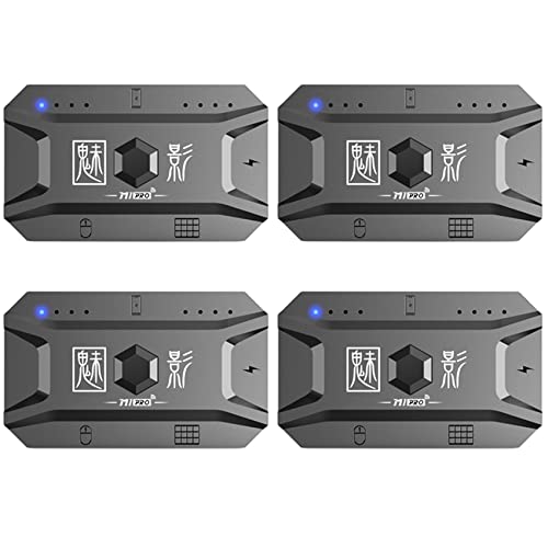 Janasiba 4 x Plug E Play Gamepad Controller Mobile Gaming-Tastatur Maus Konverter Bluetooth 5.0 für Android Adapter von Janasiba