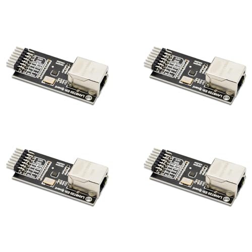 Janasiba 4 x RMII-Schnittstellen-Entwicklungskarte des Sender- und Ethernet-Empfängers des Netzwerkmoduls LAN8720 von Janasiba